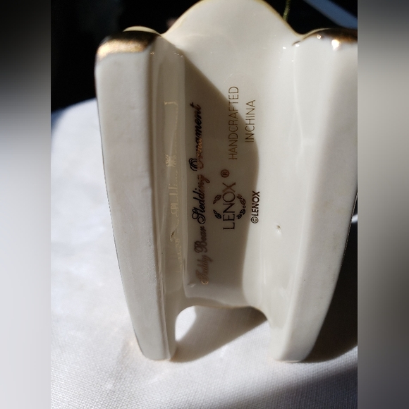 Lenox Teddy Bear Ornament - Picture 7 of 8